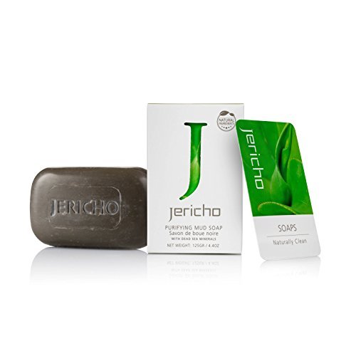 Kodiake Jericho Cosmetics - The Original Dead Sea Mud Soap Bar - Moisturizing Natural Facial Treatment Soap with Dead Sea Minerals and D