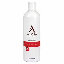 Alpha Skin Care Renewal Body Lotion | Anti-Aging Formula |12% Glycolic Alpha Hydroxy Acid (AHA) | Reduces the Appearance of Line