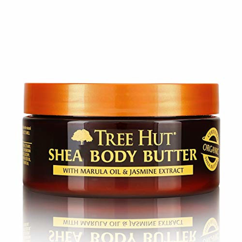 Tree Hut 24 Hour Intense Hydrating Shea Body Butter Marula & Jasmine, 7oz, Hydrating Moisturizer with Pure Shea Butter for Nouri