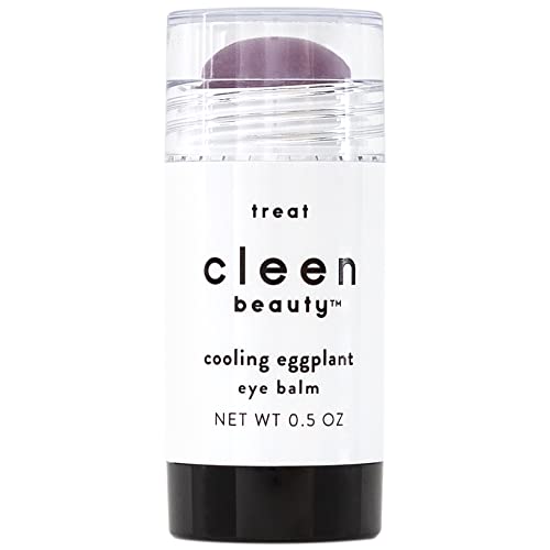Cleen Beauty Cooling Eggplant Eye Balm | Under Eye Stick | Dark Circles Under Eye Treatment for Women | Puffy Eyes Treatment - P