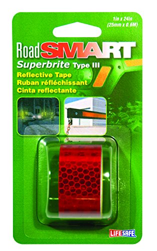 Incom RE183 Red 1" x 24" High Visibility Reflective Safety Tape