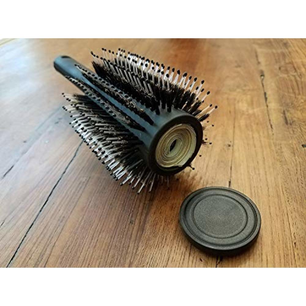 Stash-it Diversion Safe Hair Brush by Stash-it, Can Safe to Hide Money, Jewelry, or Valuables with Discreet Secret Removable Lid and Bonu