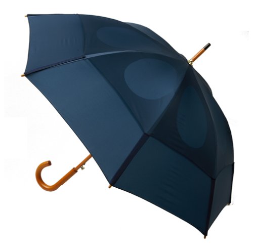 GustBuster Classic Automatic Folding Umbrella Windproof, Lightweight & Strong 48-Inch with (Navy)