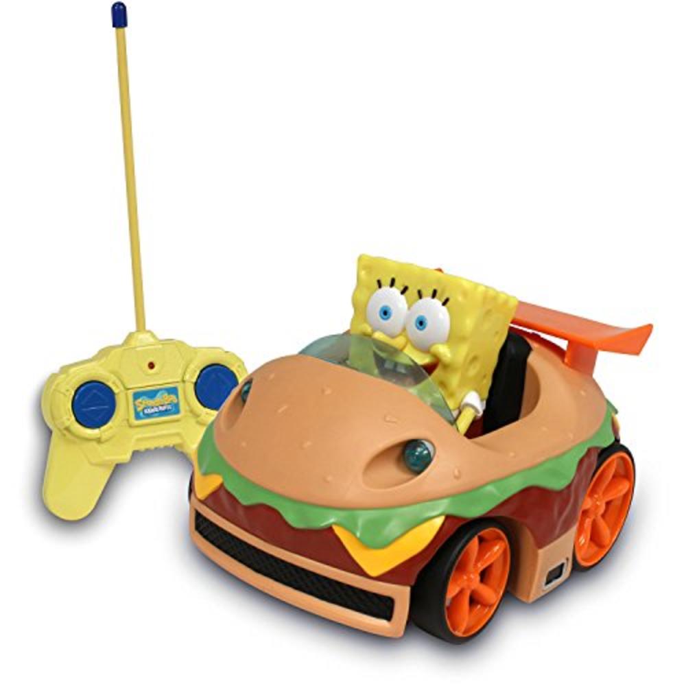 Nickelodeon NKOK Remote Control Krabby Patty with Spongebob Vehicle