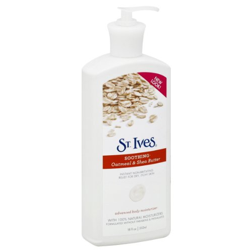 St. Ives Soothing Oatmeal and Shea Butter Body Moisturizer Unisex by St. Ives, 18 Ounce