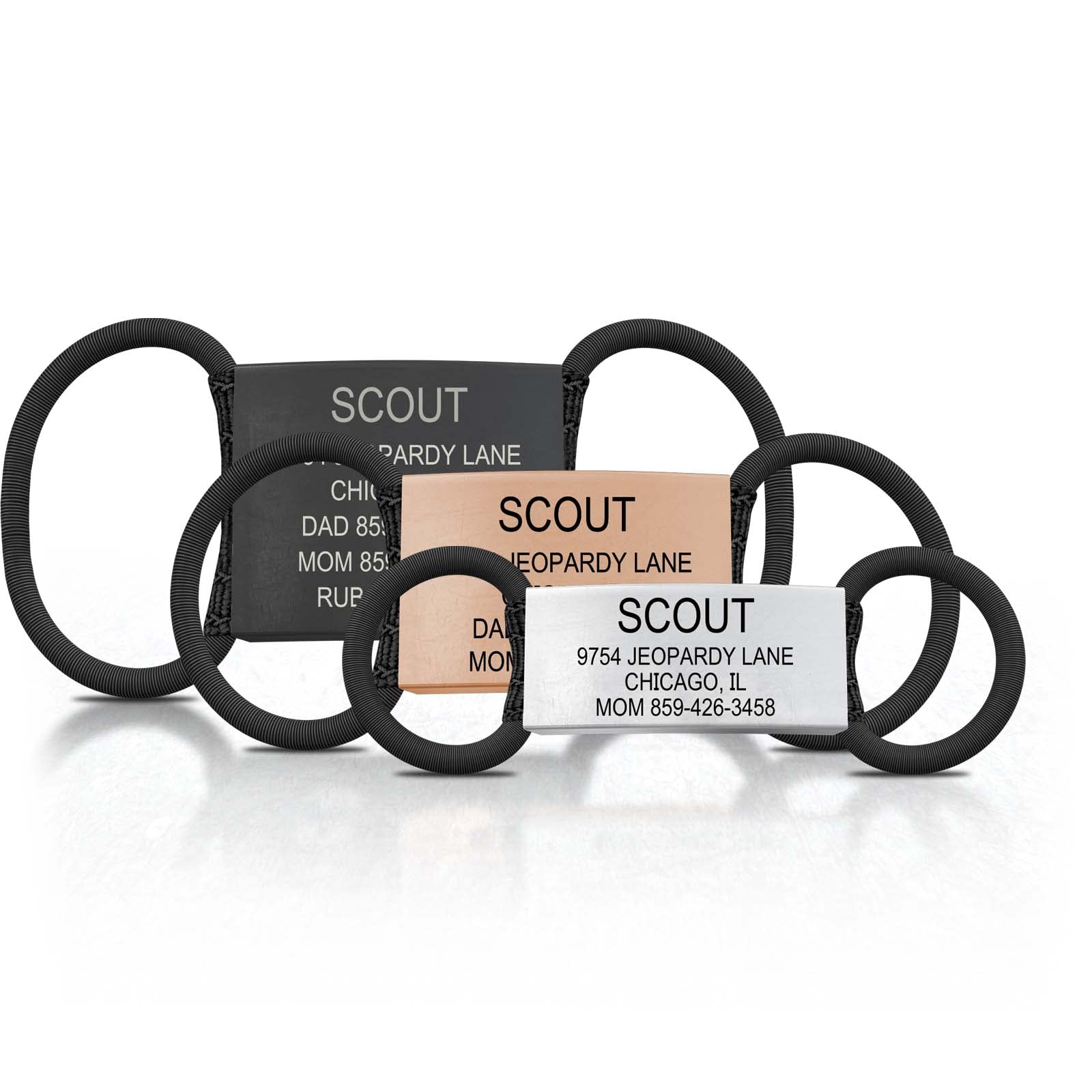 Amazon Metal Dog Name Tags Road ID ROAD ID Silent Personalized