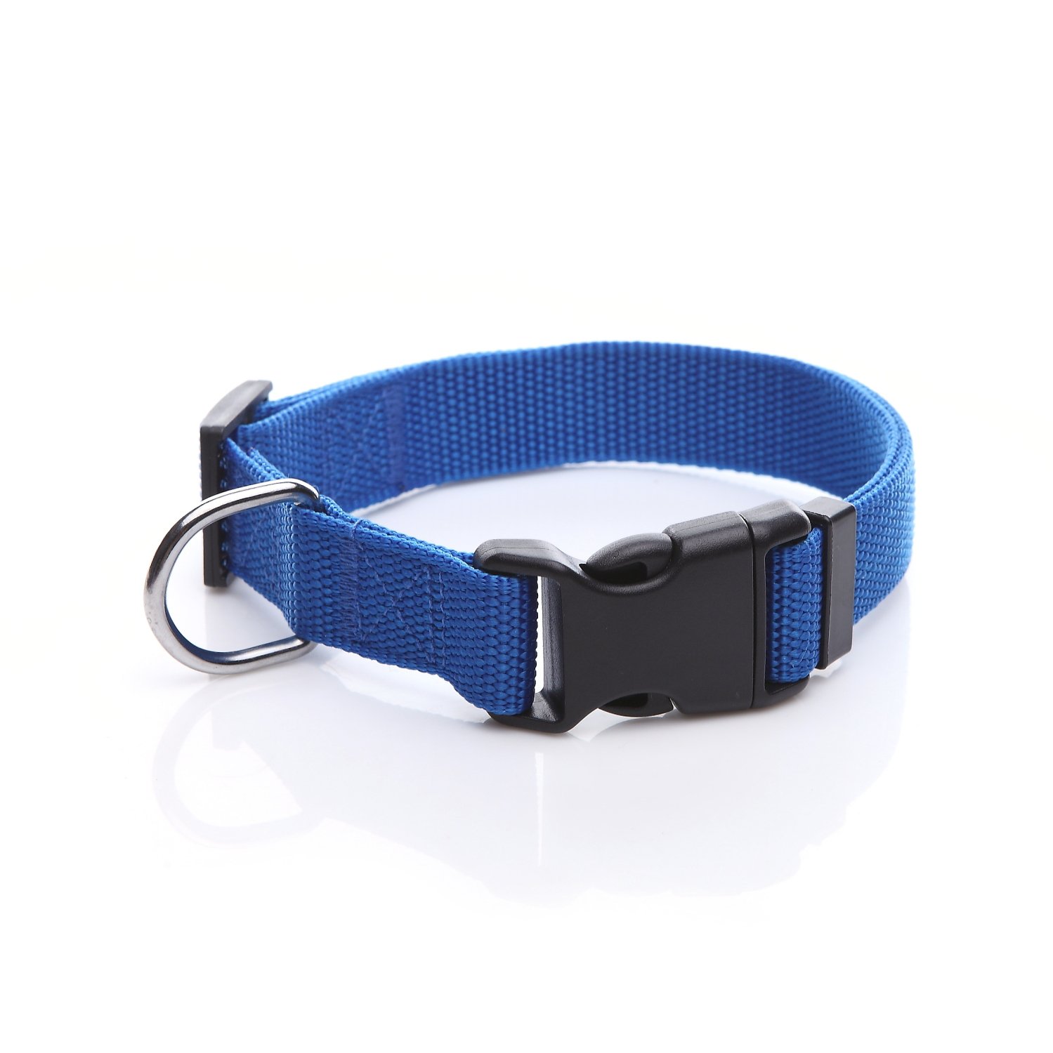taida Adjustable Nylon Dog Collar, Durable Pet Collar 1 Inch 34 Inch 58 Inch Wide, For Large Medium Small Dogs(34 Inch, Blue