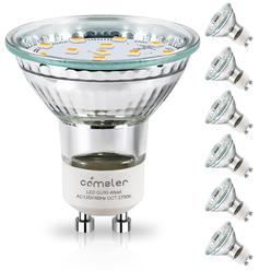 comzler gU10 LED Bulbs 2700K Soft Warm White 50W Halogen Equivalent, LED Light Bulbs Replacement for Recessed Track Ligh