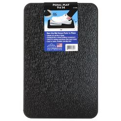 Cottage Mills Stay-In-Place Pedal Mat - 9Inch X 14Inch. Non-Slip Mat Keeps Sewing Machine Pedal In Place. Made In Usa., Black