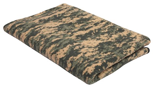 Rothco Fleece Camouflage Blanket, Acu Digital Camo