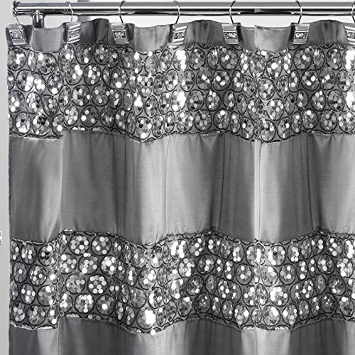 Popular Bath Silver Sinatra, Shower Curtain