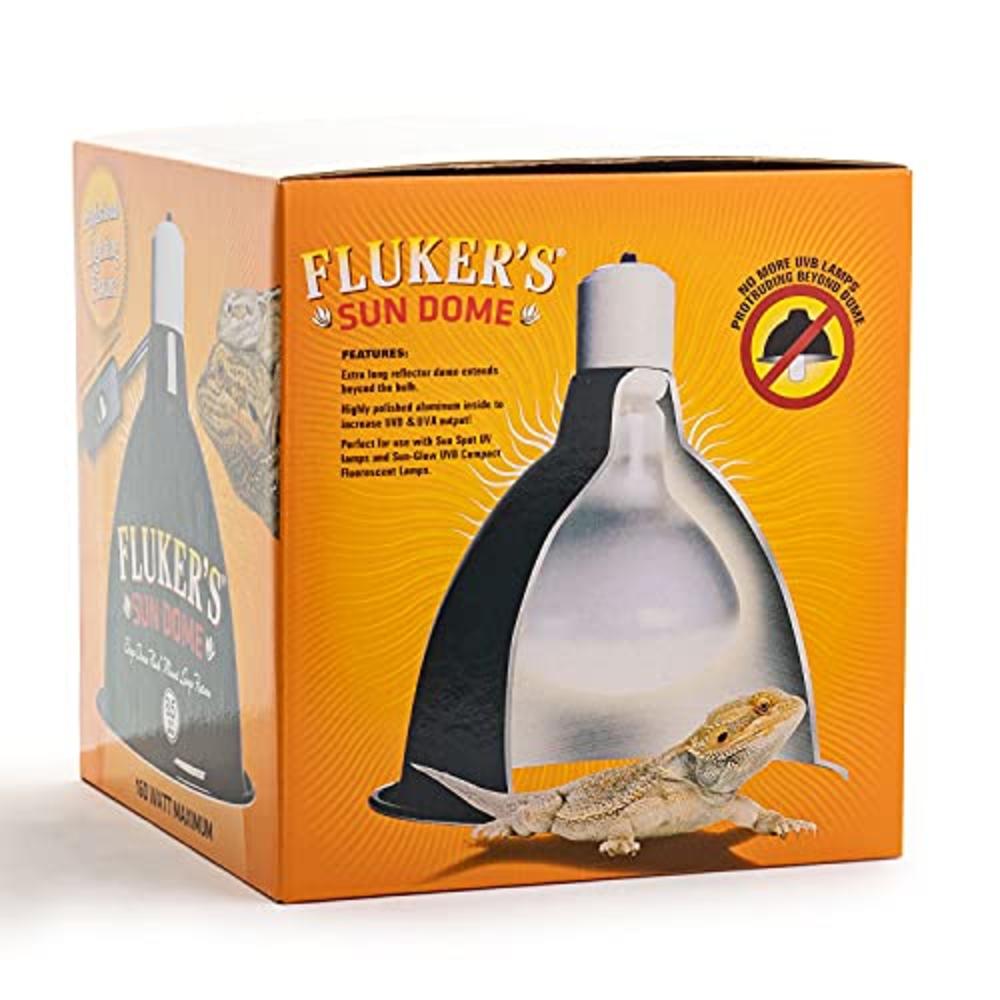 Flukers Sun Dome Reptile Lamp - Deep Dome Fixture