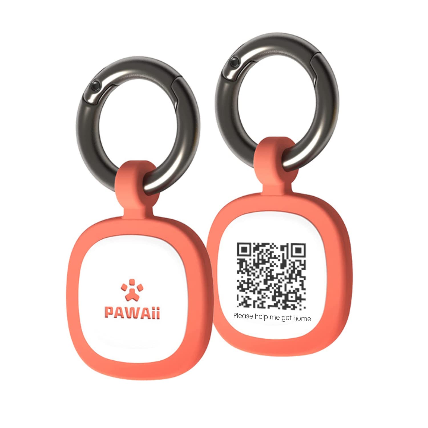 Pawaii Qr Code Pet Id Tag, Silent Silicone Dog Id Tag, Modifiable Pet Online Profile, Free Online Pet Page Emergency Contact, Sc