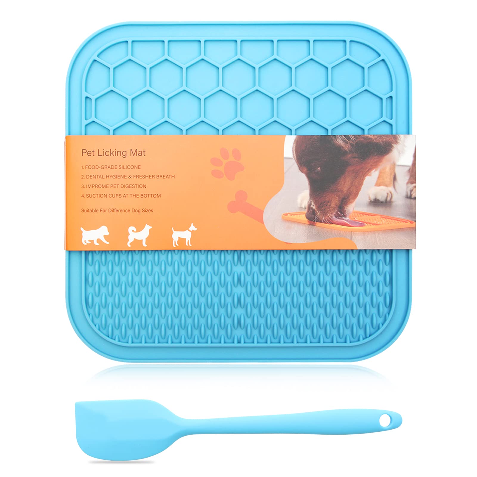 Ulmpp Dog Lick Mat With Suction Cups Dog Slow Feeders Dog