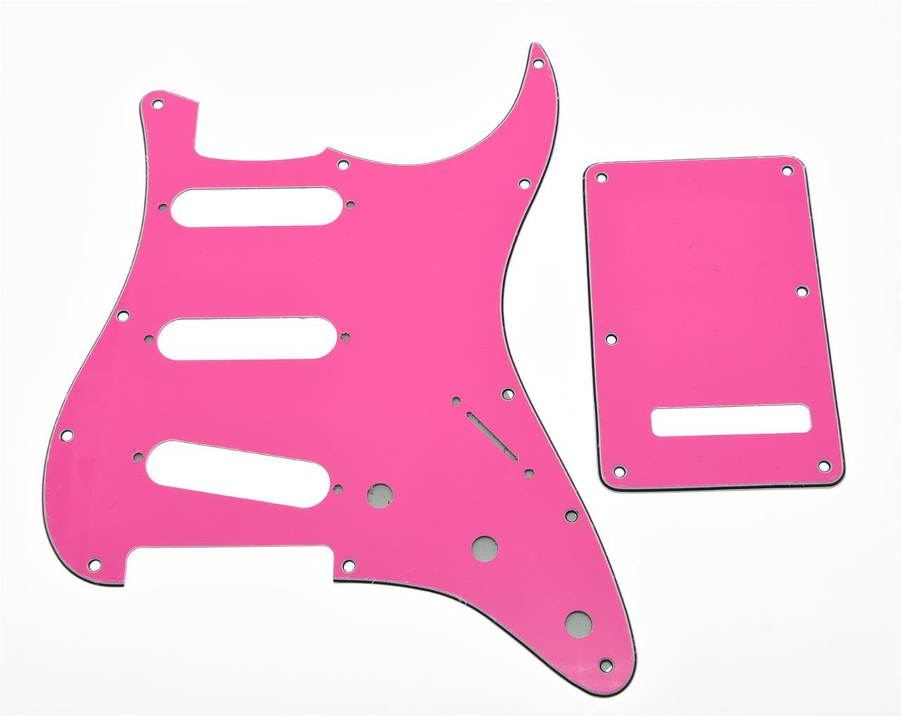 Kaish 11 Hole Strat Style Sss Pickguard St Back Plate Tremolo Trem ...
