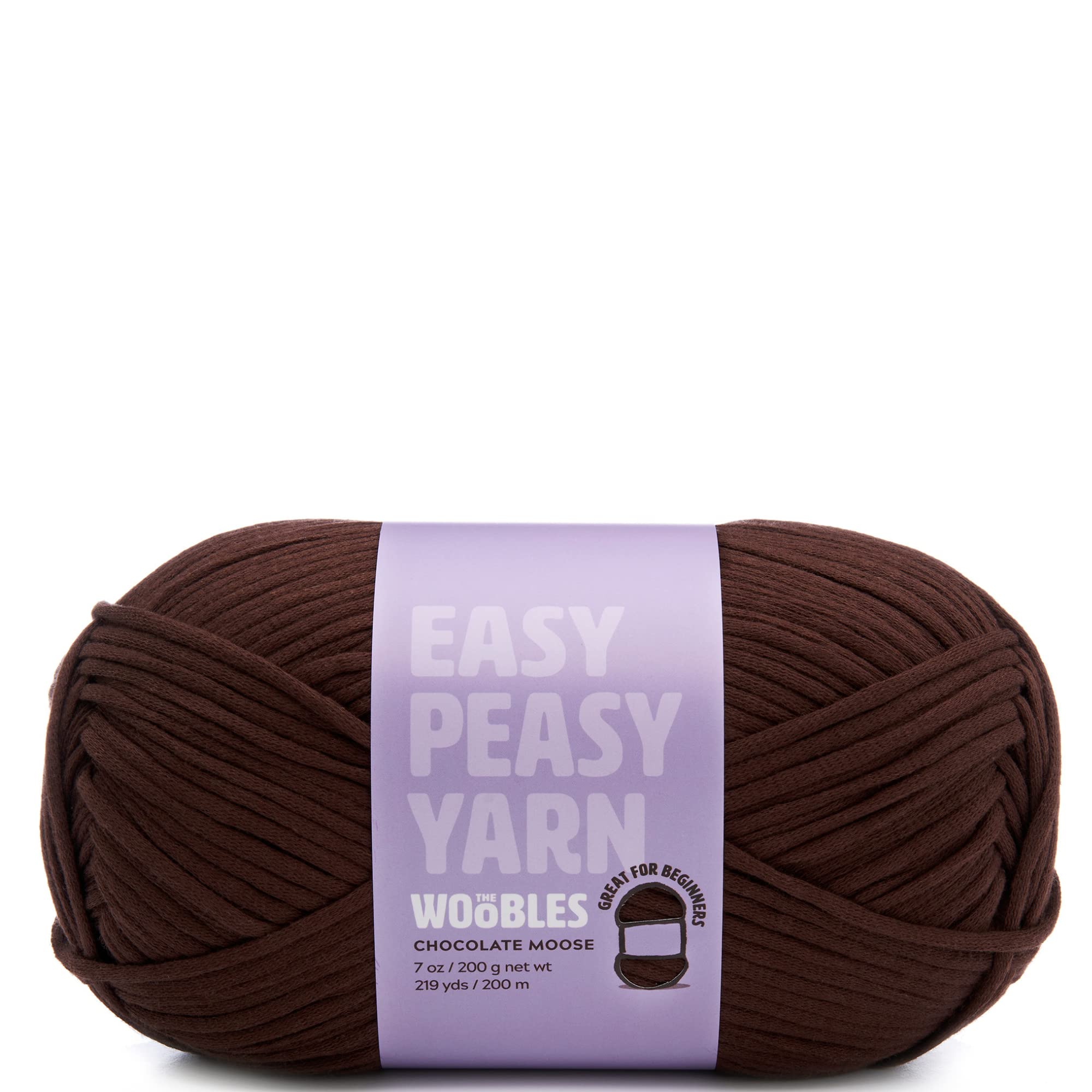 The Woobles Easy Peasy Yarn, Crochet Knitting Yarn For Beginners With  Easy-To-See Stitches - Yarn For Crocheting - Worsted Mediu