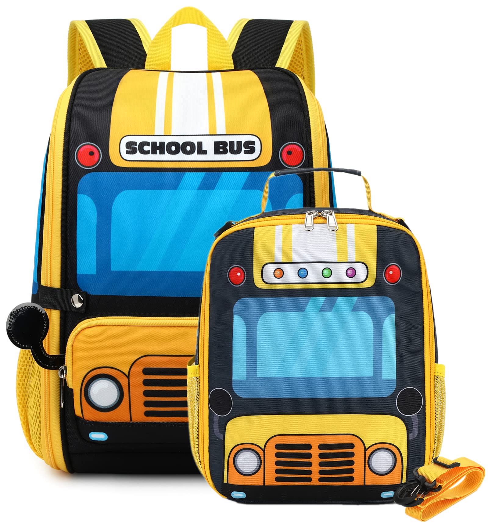 Bluboon Toddler Backpack Boy Girls Preschool School Bus Bookbag