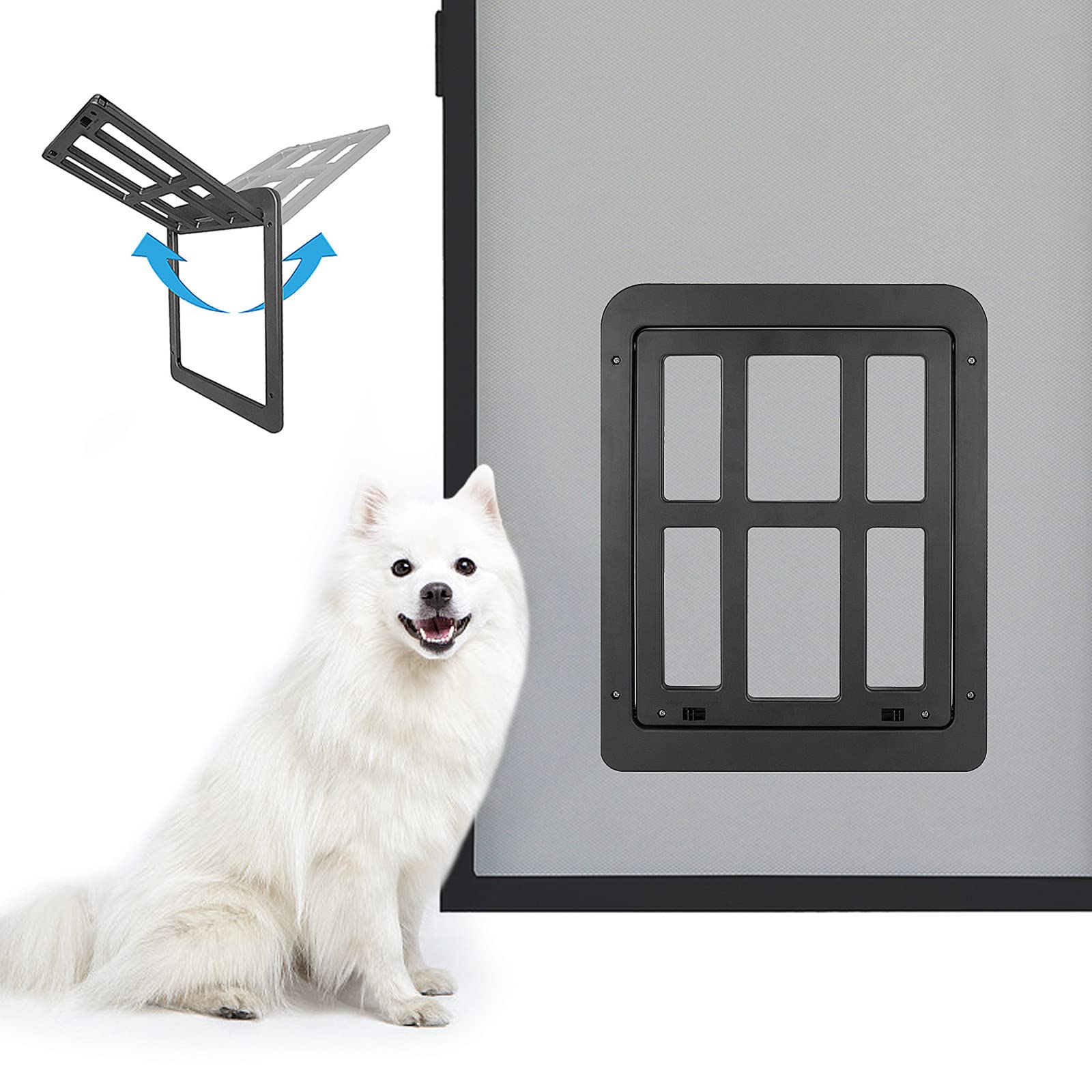 Namsan NAMSAN Dog Door for Screen Door, Inside Opening 11 x 13