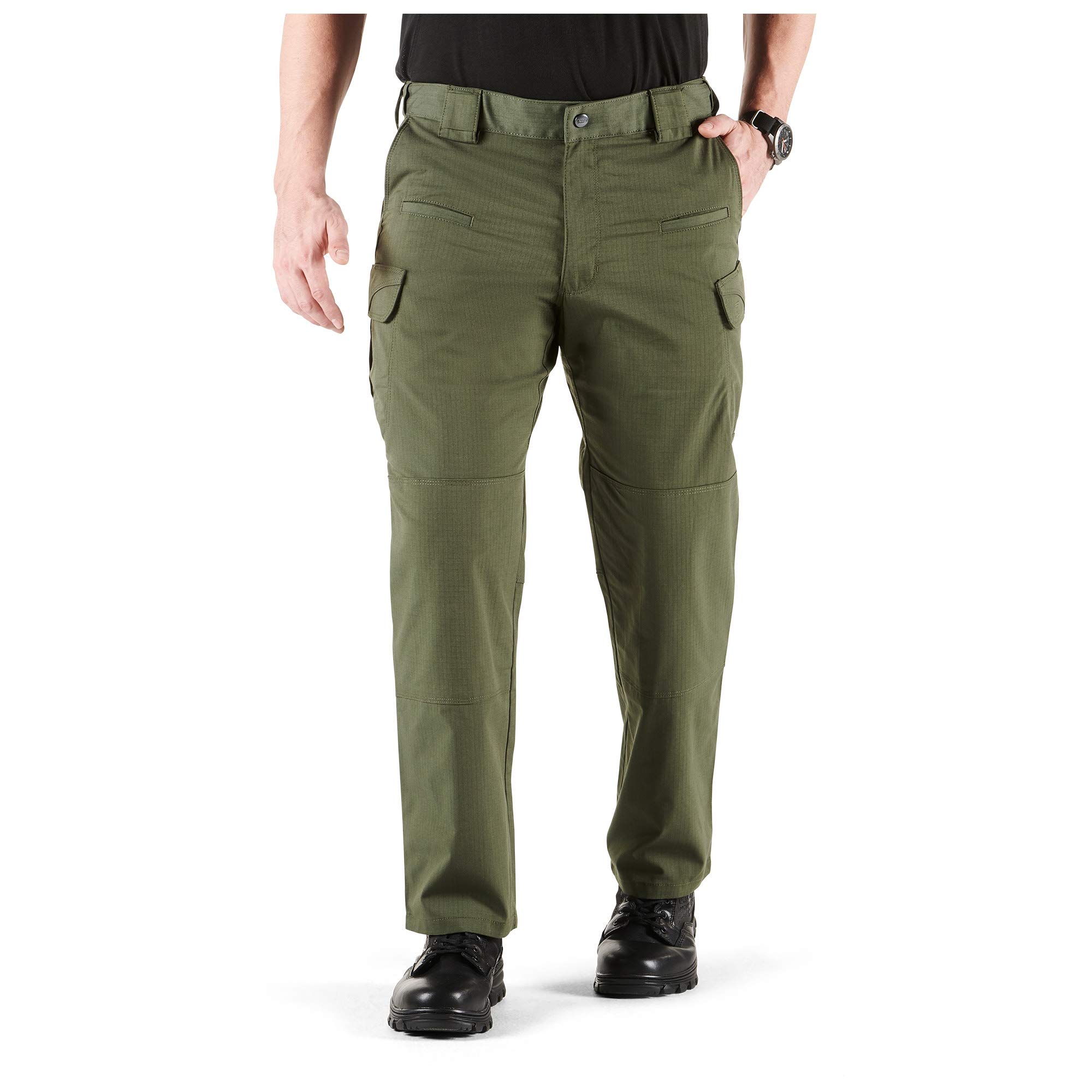 511 Tactical Mens Stryke Military Pants, Adjustable Waistband, Stretchable Flex-Tac Fabric, Tdu Green, 30Wx30L, Style 74369