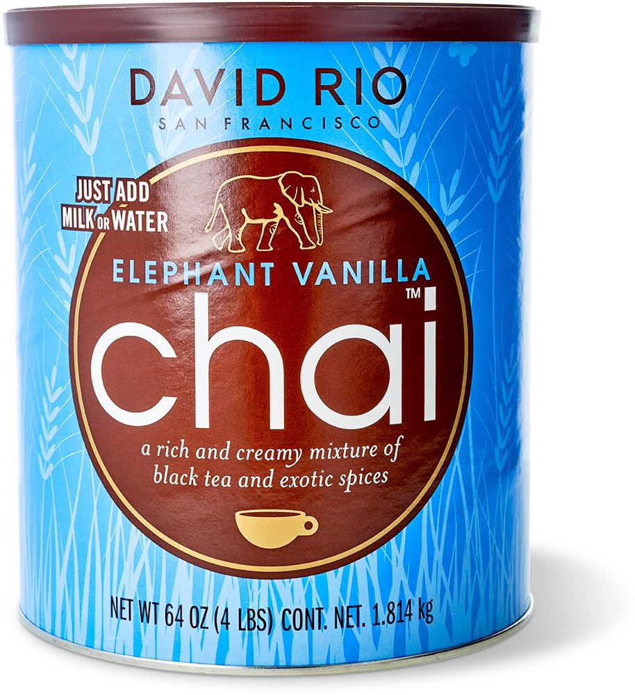 David Rio Elephant Vanilla Chai, 4Lb. Bag