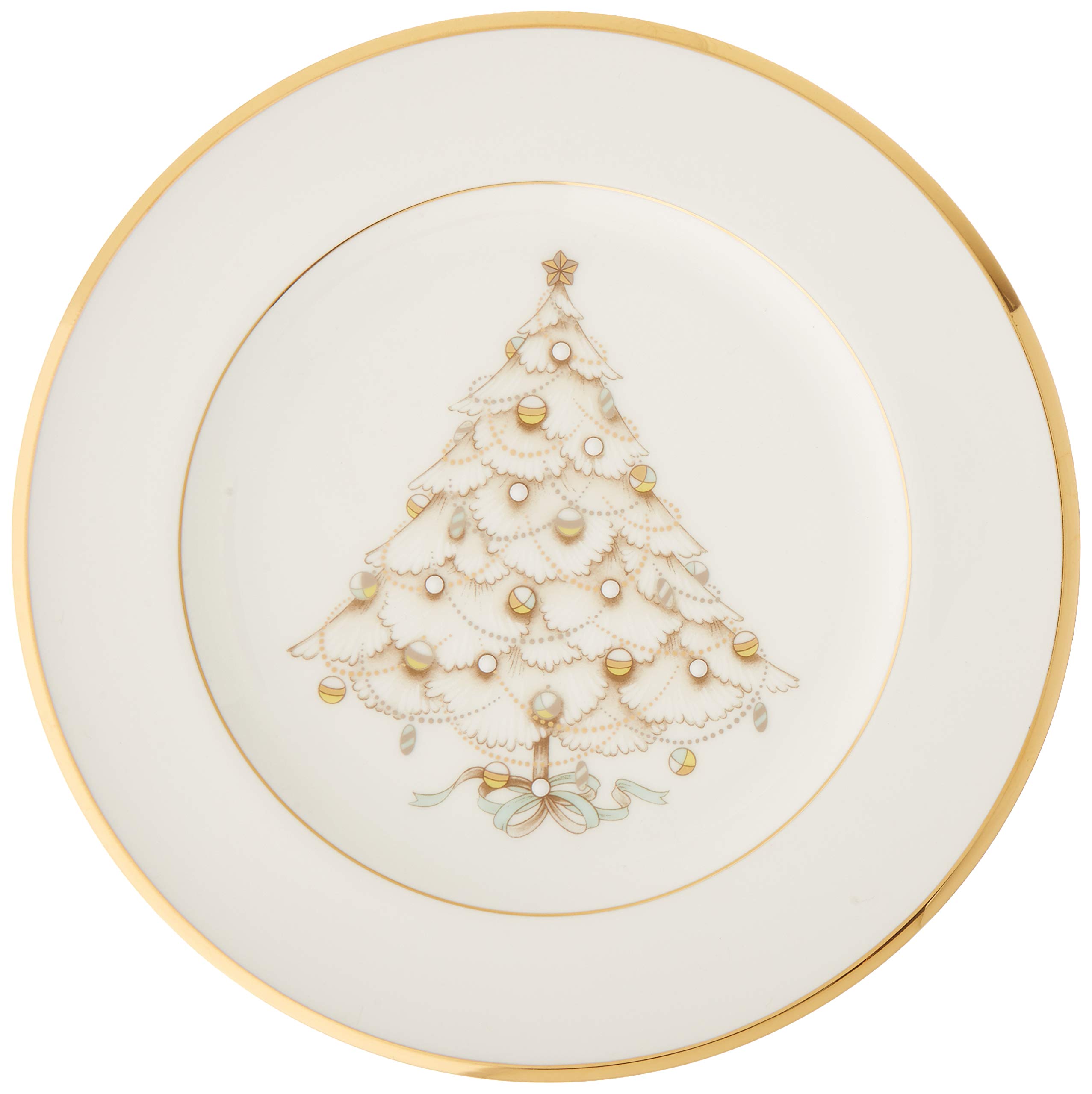 Noritake Palace Christmas Gold Holiday Accent Plates, 2", Set Of 4