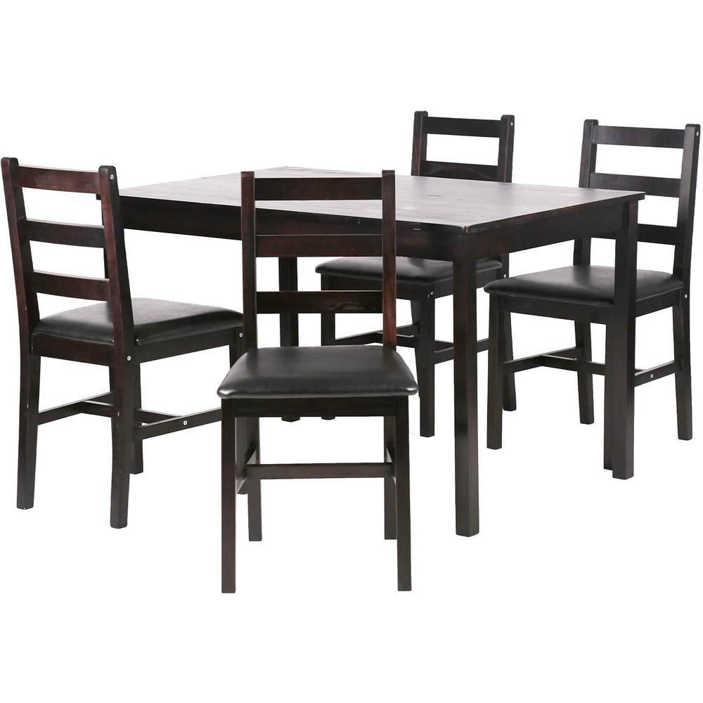 Fdw Dining Table Set Kitchen Dining Table Set Wood Table And Chairs Set Kitchen Table And Chairs For 4 Person