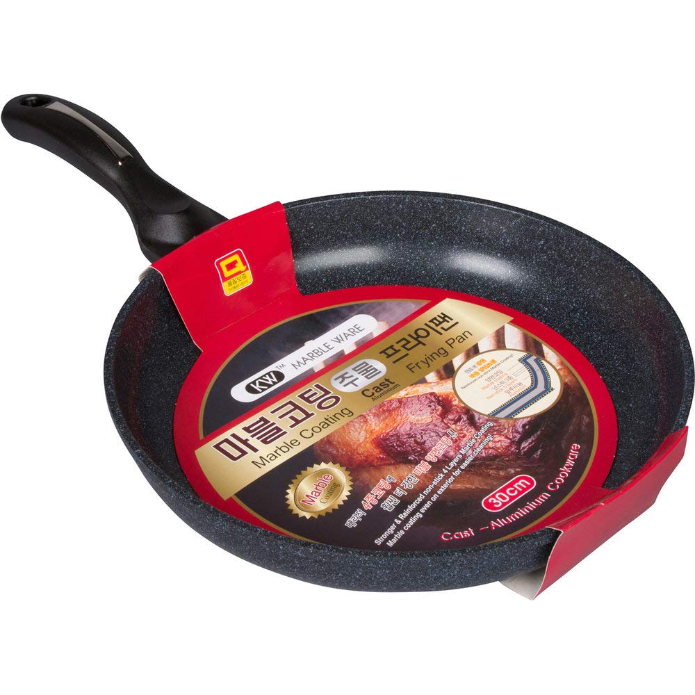 World Kitchen Ceramic Marble Coated Cast Aluminium Non Stick Fry Pan 30Cm(12 Inches) By Kw