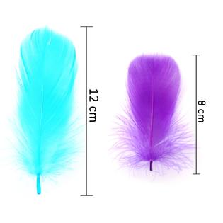 HaiMay Haimay 300 Pieces Colorful Feathers For Craft Wedding Home Party  Decorations, 3-5 Inches 10 Colors Craft Feathers
