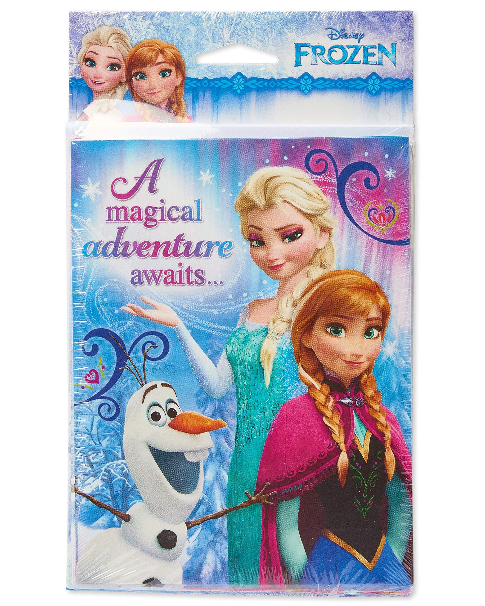 American Greetings Frozen Invite And Thank You Combo Pack, 8-Count, Invite/Thank You Combo