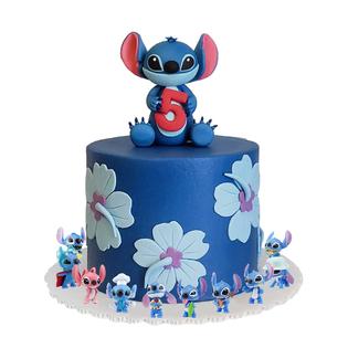Shunhong 10 Pcs Lilo And Stitch Cake Topper Children'S Birthday Party Cake  Decoration Lilo And Stitch