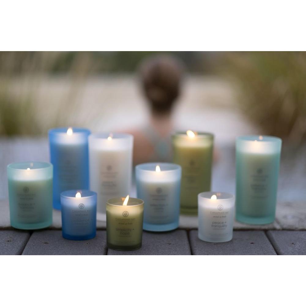 Chesapeake Bay Candle Scented Candle, Reflection + Clarity (Sea Salt Sage), Medium, Home Décor