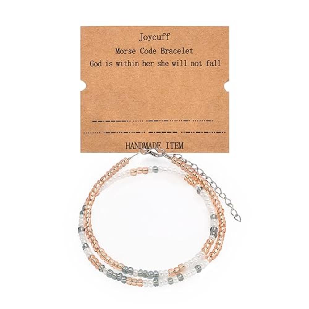 JoycuFF Memorial Bracelets for Women Teen girls Sympathy Jewelry Remembrance Bracelets Trendy Silk Wrap Bracelet Memorial gifts 