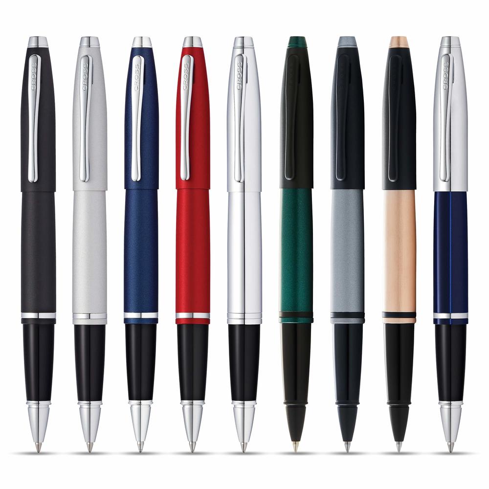 cross calais Refillable gel Ink Rollerball Pen, Medium Rollerball, Includes Premium gift Box - Matte Black
