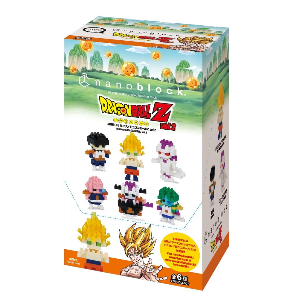 Nanoblock - Dragon Ball Z - Dragon Ball Z Vol2 (Blind Box complete Set), mininano Series Building Kit