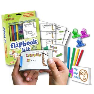 Fliptomania Make Your Own Flipbook Kit: caterpillar to Butterfly and  Tadpole to Frog - Paper Stop Motion