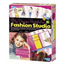 4M Kidzmaker My Design Portfolio Fashion Studio Kit, Multi