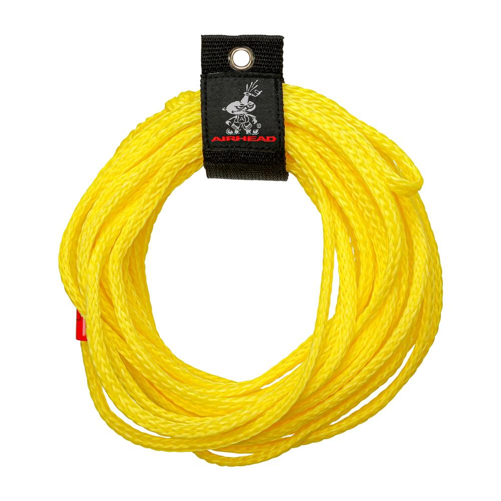Airhead Trick Handle Wakeboard Rope, 4 Sections, 75-Feet, Yellow