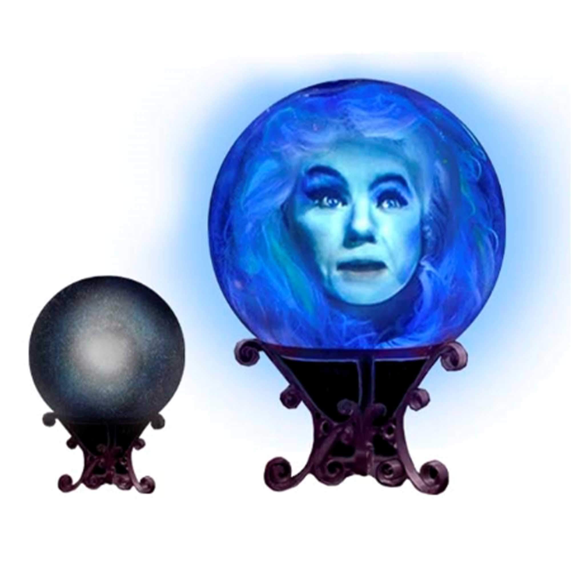 amscan Madame Leota crystal Ball, DisneyAs The Haunted Mansion, Animatronic Halloween Decoration, 775A x 1075A