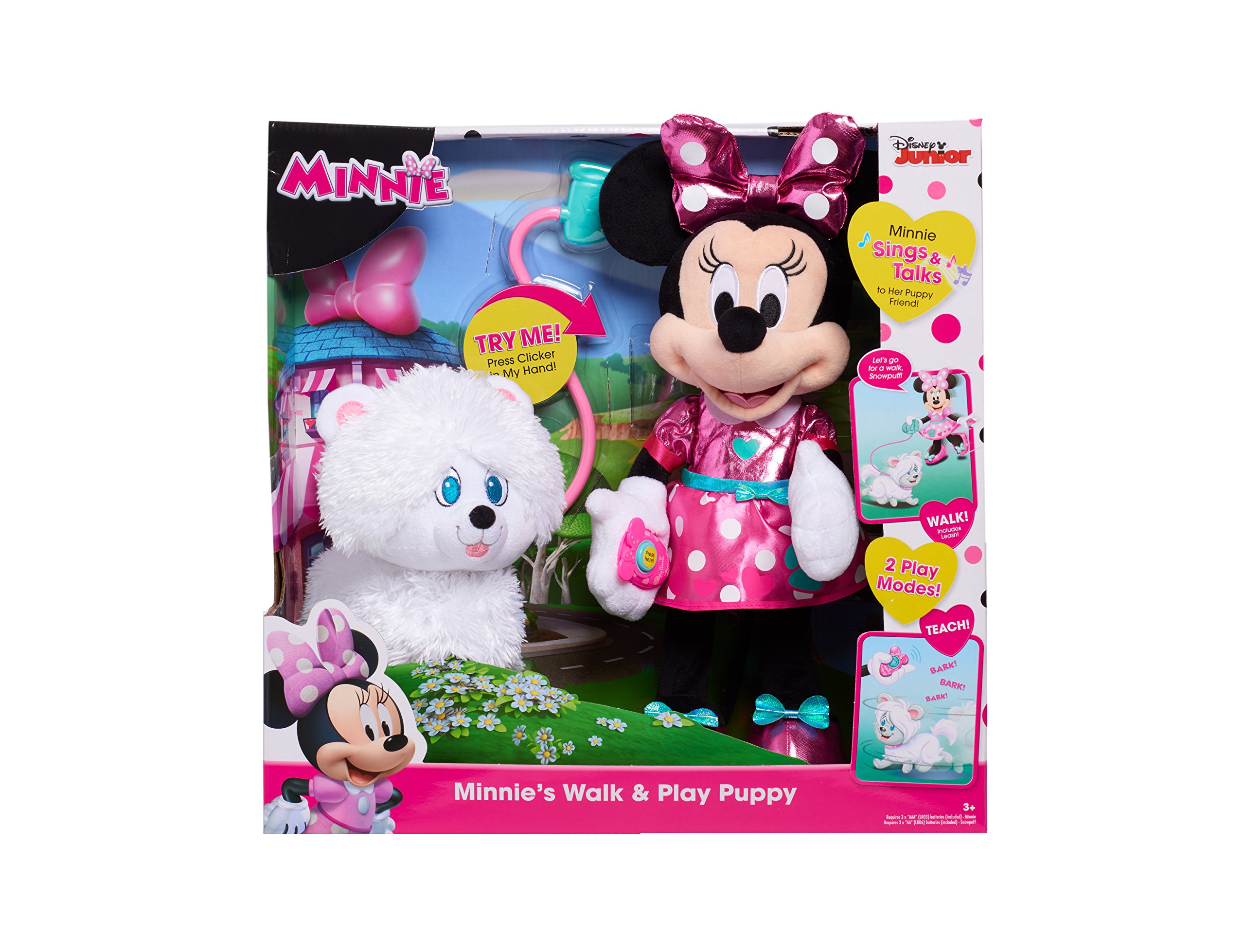 Minnie Mouse Minnies Walk and Play Puppy Feature Plush Standard