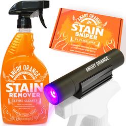 ANgRY ORANgE Odor Eliminator & Pet Stain Remover - carpet cleaner for Pets, citrus Scented Dog Pee Deodorizing Spray and Enzyme 