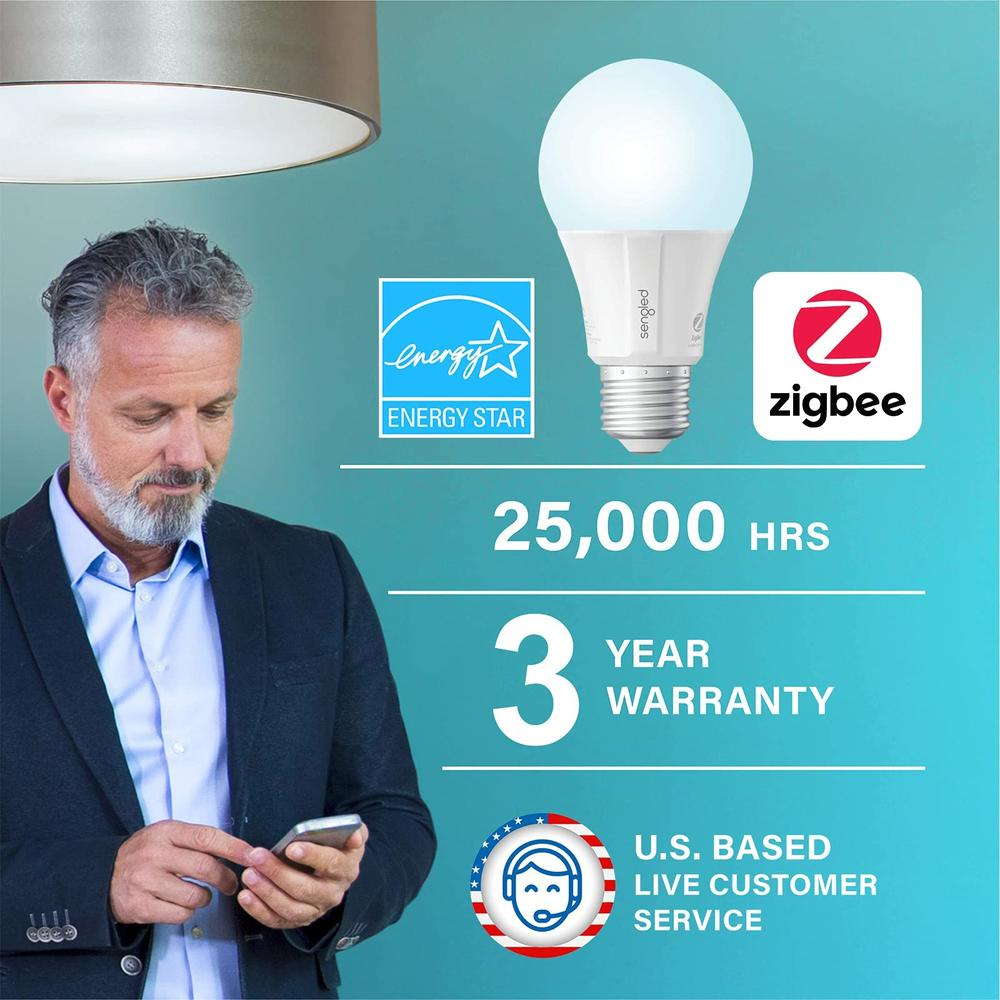 Sengled Zigbee Smart Light Bulbs, Smart Hub Required, Works with SmartThings and Echo with built-in Hub, Voice control with Alex