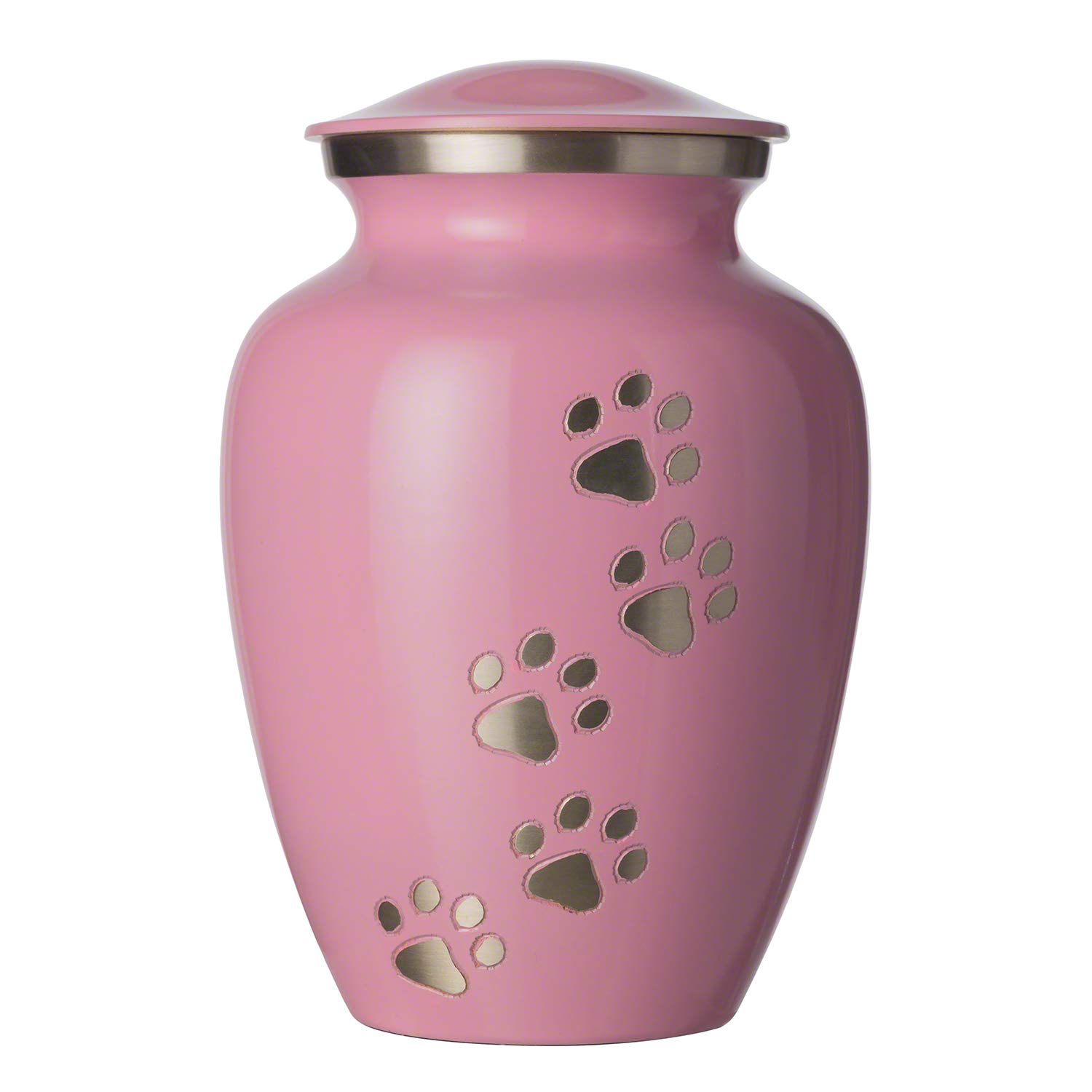 Best Friend Services Pet Urn - Ottillie Paws Legacy Memorial Pet cremation Urns for Dogs and cats Ashes Hand carved Brass Memory