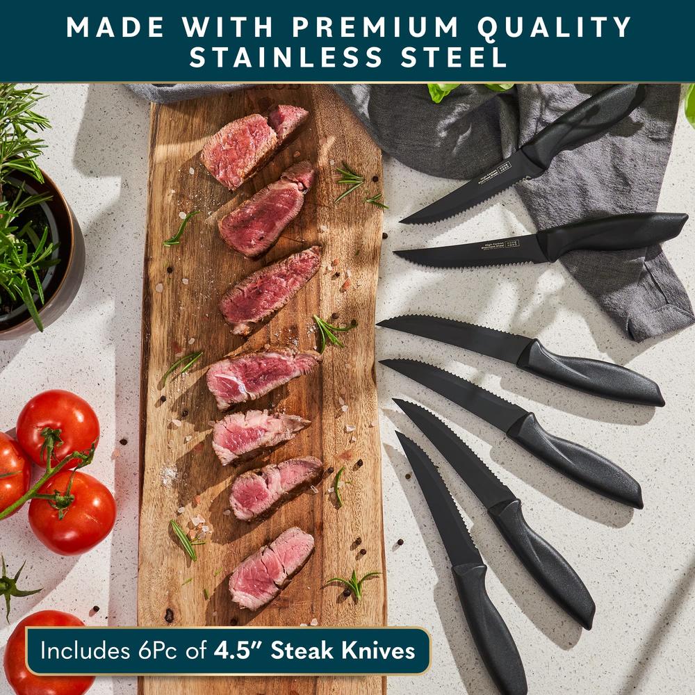 Home Hero Kitchen Knife Set, chef Knife & Kitchen Sashimi Knives - Ultra-Sharp High carbon Stainless Steel Knives with Ergonomic