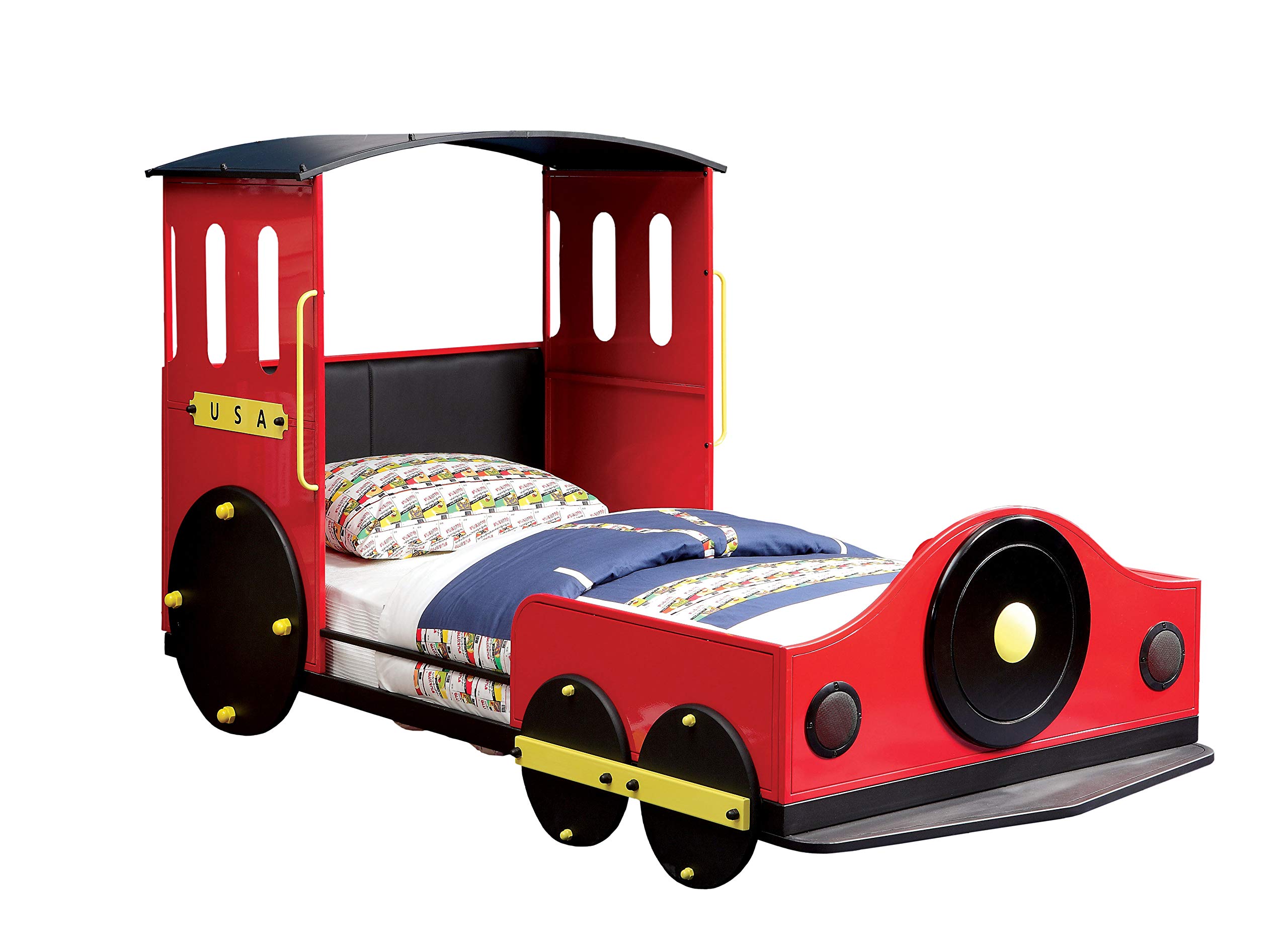 Furniture of America Alleny Train Bed, Twin