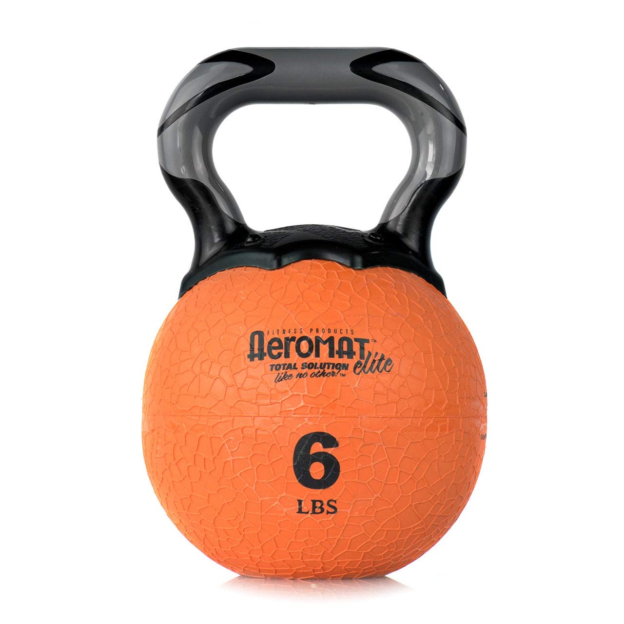 Aeromat Elite Kettlebell Medicine Ball Weight, 8 LB - Orange