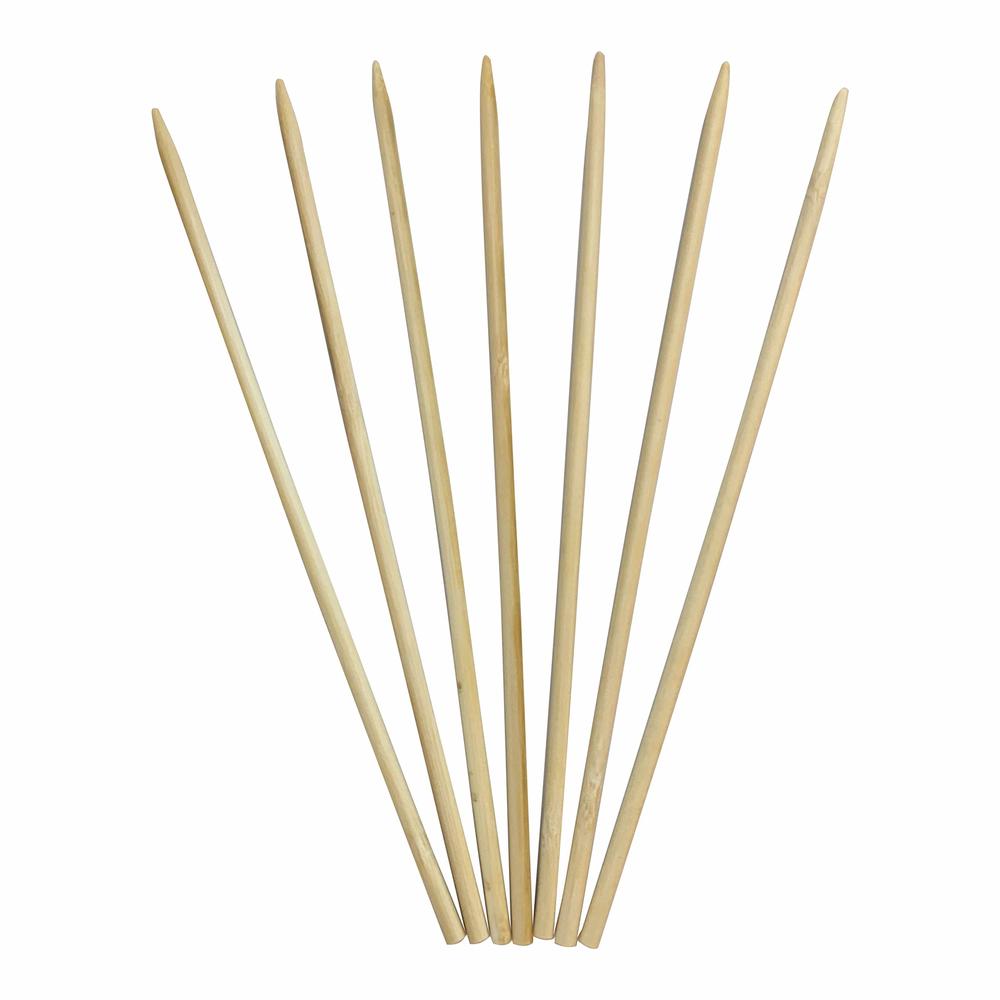 KingSeal Bamboo Wood Corn Dog Skewers, Sticks, 8.75 Inches x 5 mm Diameter, Blunt Point for Safety, Retail Pack - 2 Bags of 50 S