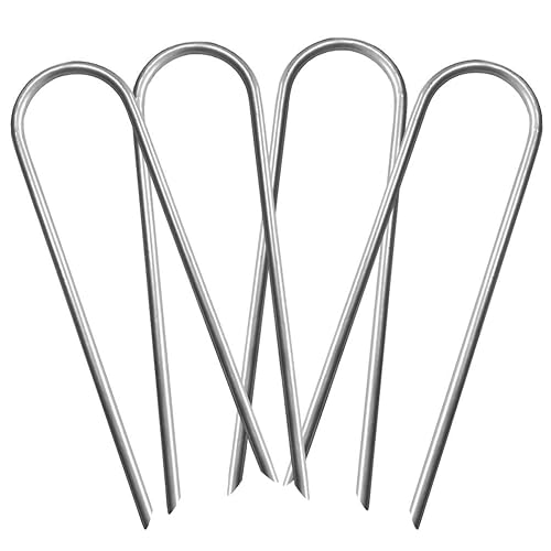Blanketown Trampoline Wind Stakes,Galvanized Steel Trampoline Stakes Anchors,4 Pack
