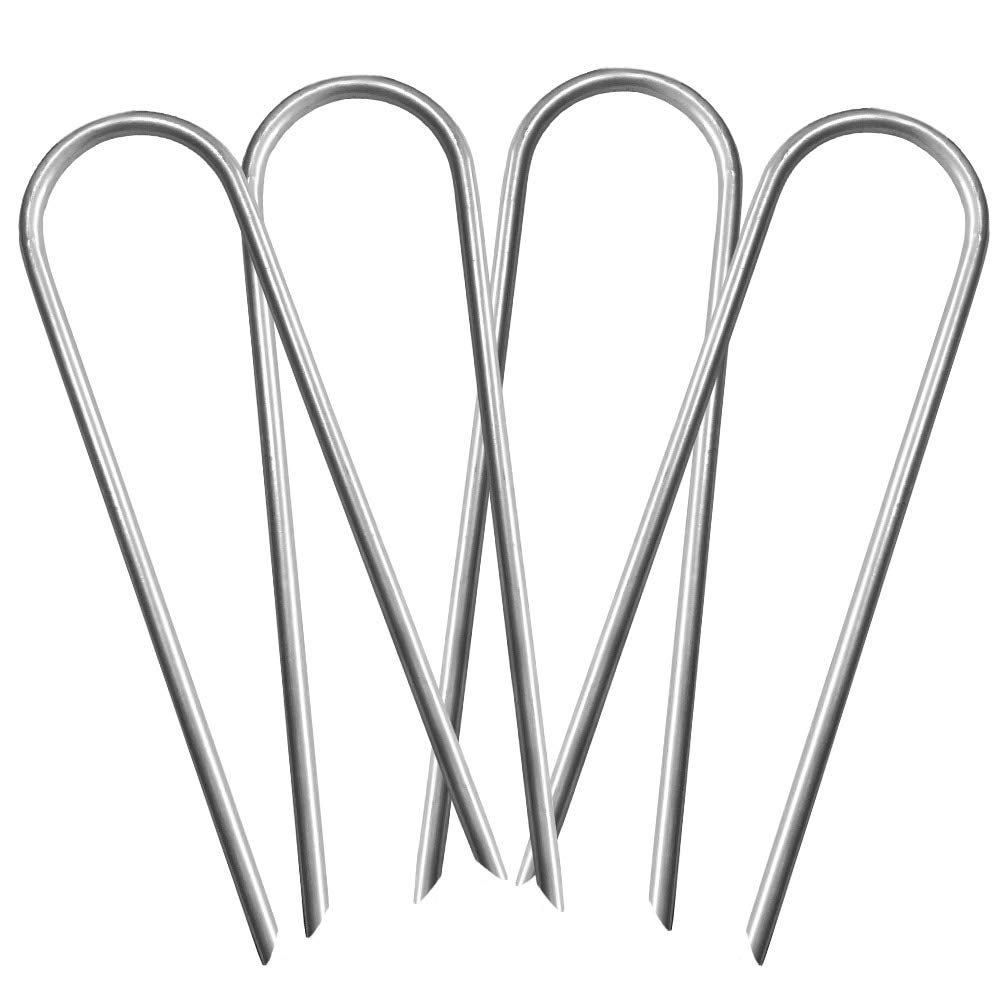 Blanketown Trampoline Wind Stakes,Galvanized Steel Trampoline Stakes Anchors,4 Pack