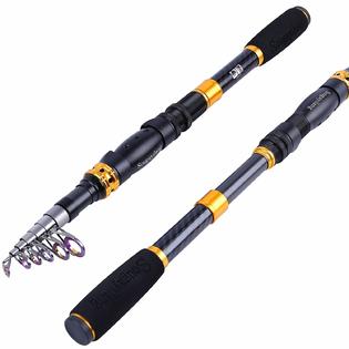 Sougayilang Telescopic Fishing Rod 24 Ton Carbon Fiber