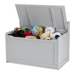 Melissa & Doug Wooden Toy Chest - Gray Furniture for Playroom